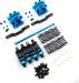 Aluminum Performance Damper Blue Upgrade Set For Tam TT02