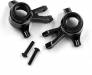 Aluminum Steering Knuckle Set Fits Traxxas Mini Maxx Black