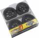 Spec D CS Wheel Offset +3 Black w/Tire 4pcs For 1/10 Drift