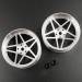 Spec D Plus Aluminum 7075 5 Spoke +6 Offset Drift Rim 2pcs