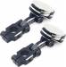 Aluminum Magnetic Invisible Body Mounting System 2pcs Black